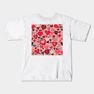 Valentines day gift ideas,valentines day gifts for all,heart pattern gifts Kids T-Shirt